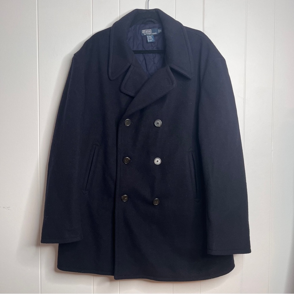 Polo by Ralph Lauren Black Pea Coat